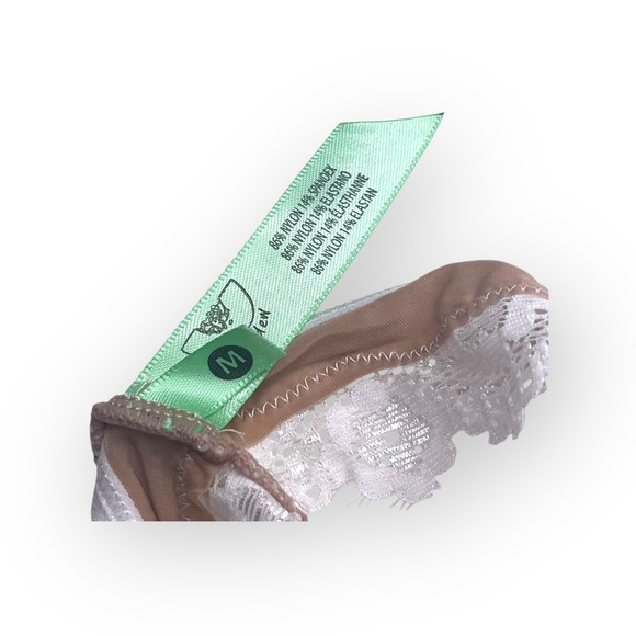 new Honeydew Intimates ❤︎︎ Emily Sheer Micro Lace Trim Thong Panty ❤︎︎ Suntan M - Picture 6 of 16